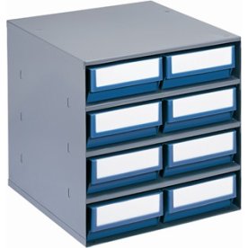 Lagermagasin inkl. 8 x systembox 4 (400x183x81), b