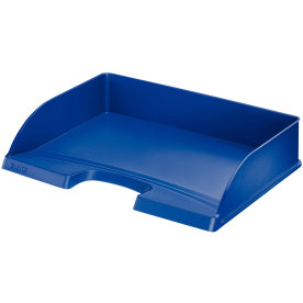 Leitz Plus Standard brevkorg, tvärformat, blå