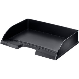 Leitz Plus Standard brevkorg, tvärformat, svart