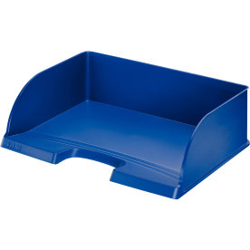 Leitz Plus Jumbo brevkorg, tvärformat, blå