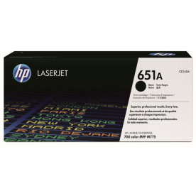 HP 651A/CE340A lasertoner, svart, 13 500 s