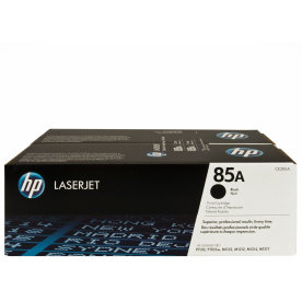HP 85A/CE285AD Laser toner, sort, 1600s dual-pack