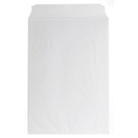 Bong kuvert med pappbaksida, 350x500 mm, vit
