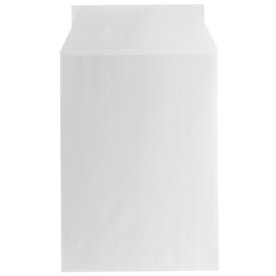 Bong kuvert med pappbaksida, A4, 250x353 mm, vit