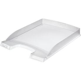 Leitz Plus Slim brevkorg, genomskinlig