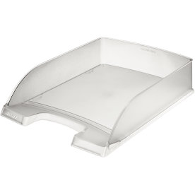 Leitz Plus Standard brevkorg, genomskinlig