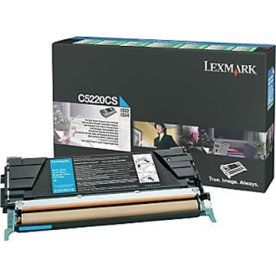 Lexmark 00C5220CS lasertoner, blå, 3000 s