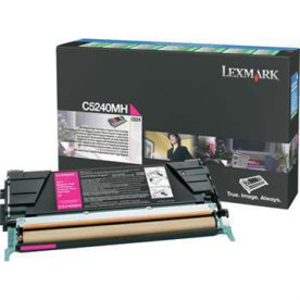 Lexmark 00C5240MH lasertoner, röd, 5000s