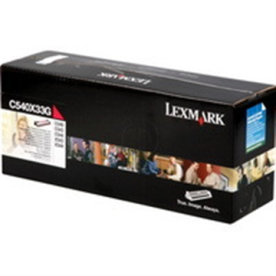 Lexmark 0C540X33G lasertoner, röd, 30000s