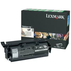 Lexmark 0T650A11E lasertoner, svart, 7000s
