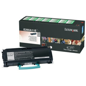 Lasertoner Lexmark E260A11E Svart 3500 sidor
