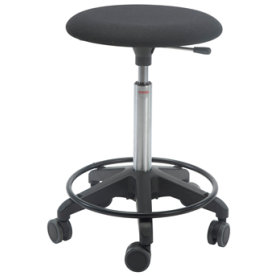 Beta stol, Svart, Ulltyg, 58-77 cm, Fodrad
