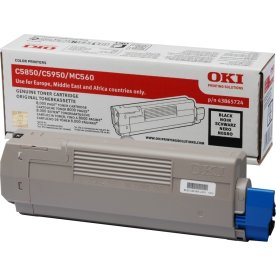 Lasertoner OKI 43865724 Svart 8000 sidor