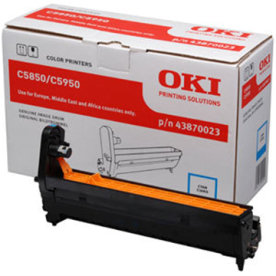 Lasertrumma OKI 43870023 Blå 20 000 sidor