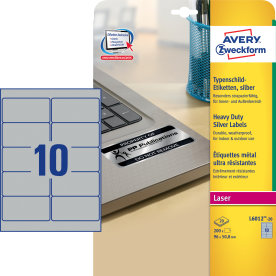 Avery L6012-20 slitstarka etiketter, 96 x 50,8 mm