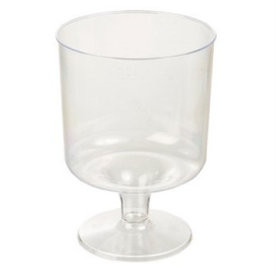 Vinglas på fot Plast, 23 cl