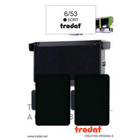 Stämpeldyna Trodat 6/53 Svart 2 st