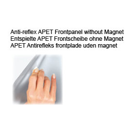 Antireflex frontpanel A2 utan magnet