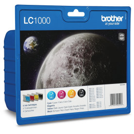 Brother LC1000VALBP bläckpatroner, flerpack