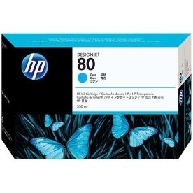 Bläckpatron HP 80/C4846A Blå 350 ml