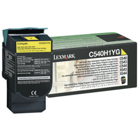 Lasertoner Lexmark C540H1YG Gul 2000 sidor