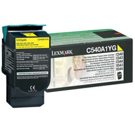 Lexmark C540A1YG lasertoner, gul, 1000s