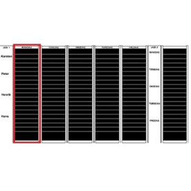 Kortmodul Plan-dex A5 cross-format 30 mm 35 st
