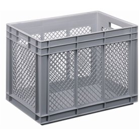 Lagerback, perforerad, 80 liter, (LxBxH) 60x40x42