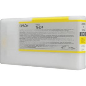 Bläckpatron Epson T6534/C13T653400 Gul 200 ml
