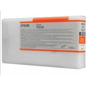 Bläckpatron Epson T653A/C13T653A00 Orange 200 ml