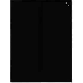 Naga magnetisk glastavla 60x80 cm, svart
