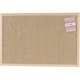 Pinboard opslagstavle, 40 x 60 cm, hessian