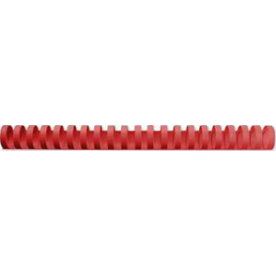 Plastspiral GBC A4 21 ringar 25 mm Röd