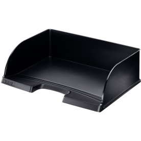 Leitz Plus Jumbo brevkorg, tvärformat, svart