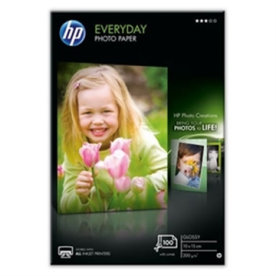 HP CR757A blankt fotopapper, 10x15 cm / 200 g / 10
