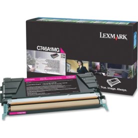 Lexmark C746A1MG tonerpatron Rød 7000 sider