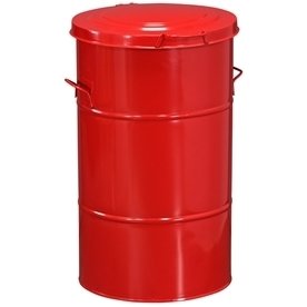 RETRO avfallsbehållare 115 l, röd