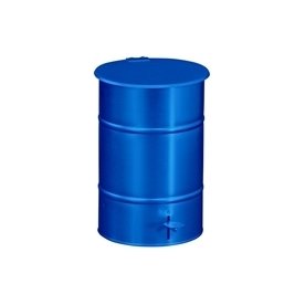 RETRO avfallsbehållare 30 l, fotpedal, blå