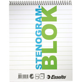 Esselte stenogramblock, 75 ark