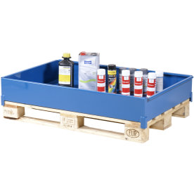 Pallbassäng Låg 150 liter H20,5xB81xD125 cm Blå