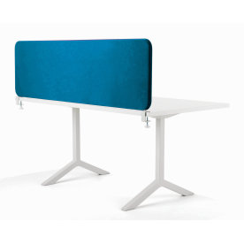Softline bordskærmvæg blå B1200xH590 mm