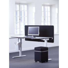 Screenit bordsskärm B200 x H65 cm Mörkgrå