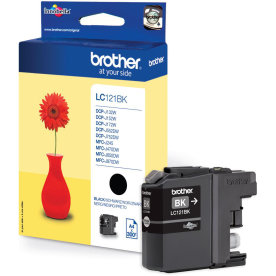 Brother LC121BK bläckpatron, svart, 300 s