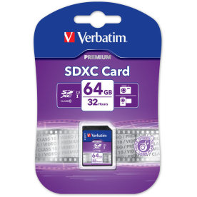 Verbatim SDXC 64 GB Class 10 minneskort