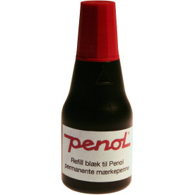 Penol refill till märkpenna 25 ml, röd