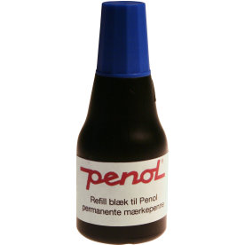 Penol refill till märkpenna 25 ml, blå