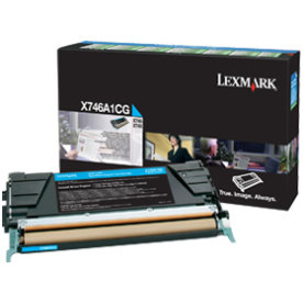 Lasertoner Lexmark X746A1CG Blå 7000 sidor