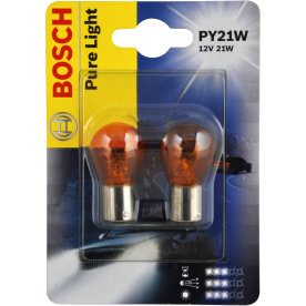 Bosch py21w lampsats för stopp/blink/bakljus