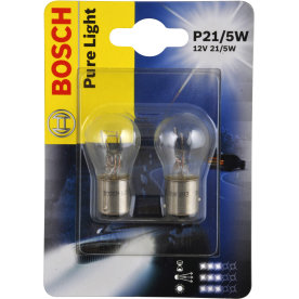 Bosch p21/5w lampsats för stopp/blink/bakljus