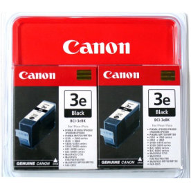 Bläckpatron Canon BCI-3EBK Blister Svart 2x 420s.